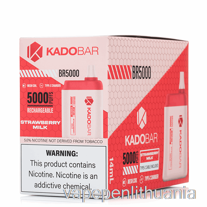 [5 Pakuotės] Kado Bar Br5000 Vienkartinis Vape Skystis